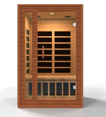Dynamic Avila Elite 1-2-person Ultra Low EMF (Under 3MG) FAR Infrared Sauna (Canadian Hemlock) (New 2025)