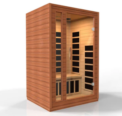 Dynamic Avila Elite 1-2-person Ultra Low EMF (Under 3MG) FAR Infrared Sauna (Canadian Hemlock) (New 2025)