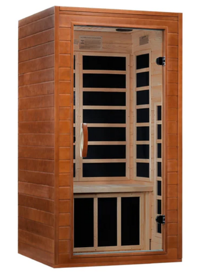 Dynamic Avila Elite 1-2-person Ultra Low EMF (Under 3MG) FAR Infrared Sauna (Canadian Hemlock) (New 2025)