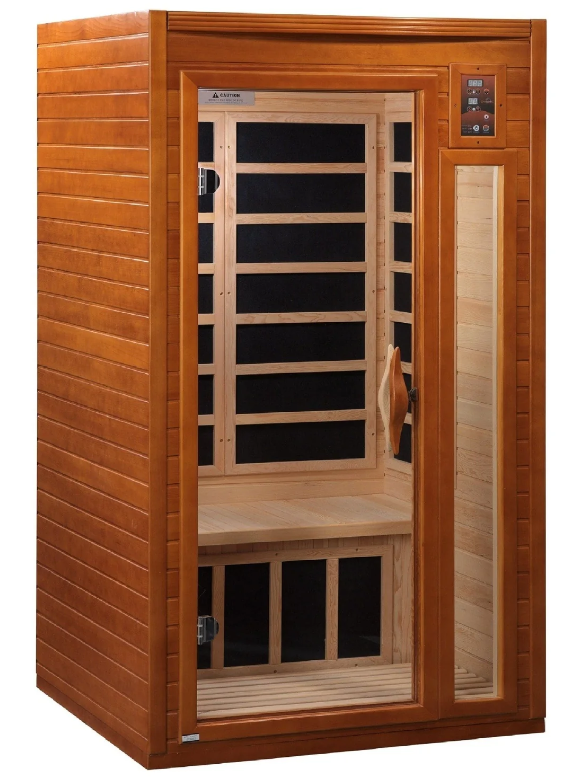 Dynamic Saunas Barcelona 1-2-person Low EMF (Under 8MG) FAR Infrared Sauna (Canadian Hemlock) (New 2025)