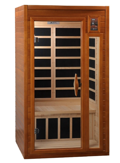 Dynamic Saunas Barcelona 1-2-person Low EMF (Under 8MG) FAR Infrared Sauna (Canadian Hemlock) (New 2025)
