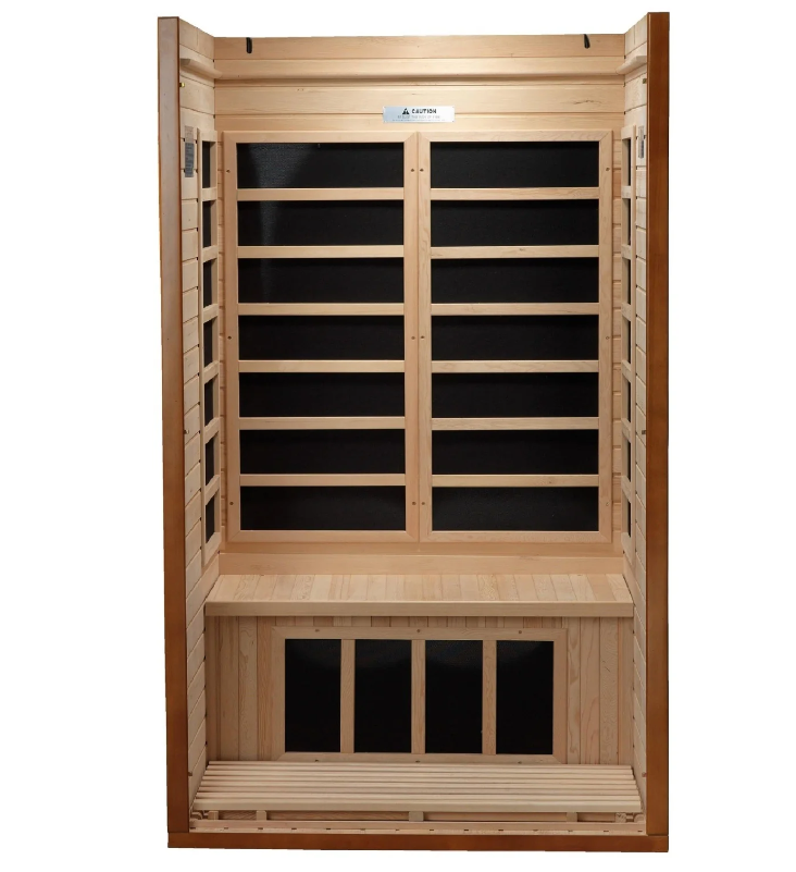 Dynamic Saunas Barcelona 1-2-person Low EMF (Under 8MG) FAR Infrared Sauna (Canadian Hemlock) (New 2025)