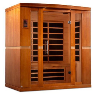 Dynamic Bergamo 4-person Low EMF (Under 8MG) FAR Infrared Sauna (Canadian Hemlock) (New 2025)