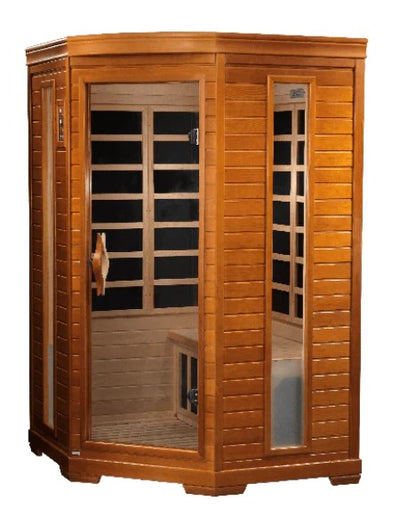 Dynamic Saunas Heming 2-Person Low EMF FAR Infrared Sauna (Corner Unit) (New 2025)