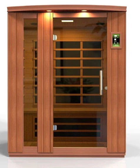 Dynamic Saunas Dynamic Lugano 3-Person Low EMF FAR Infrared Sauna (New 2025)