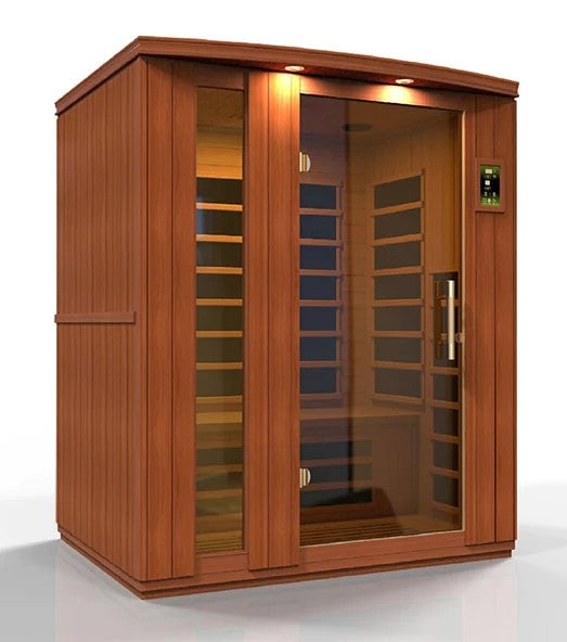 Dynamic Saunas Dynamic Lugano 3-Person Low EMF FAR Infrared Sauna (New 2025)