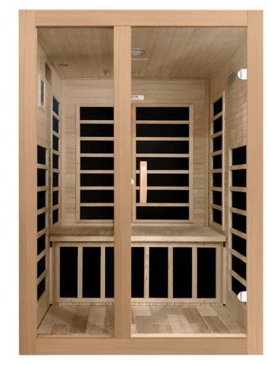 Dynamic Saunas Santiago 2 Person Low EMF FAR Infrared Sauna (New 2025)