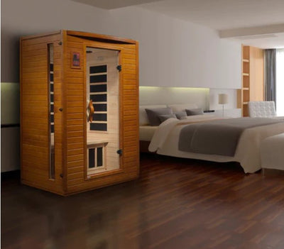 Dynamic Saunas Versailles 2-Person Low EMF FAR Infrared Sauna (New 2025)