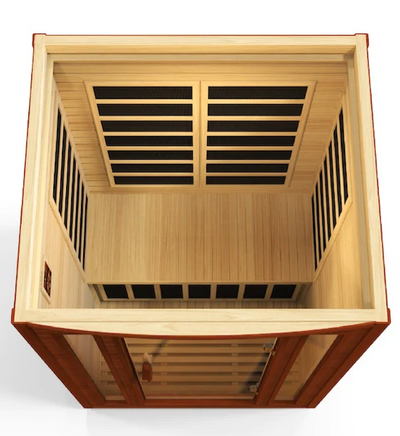 Dynamic "San Marino Elite" 2-Person Ultra Low EMF FAR Infrared Sauna (Canadian Hemlock) (New 2025)
