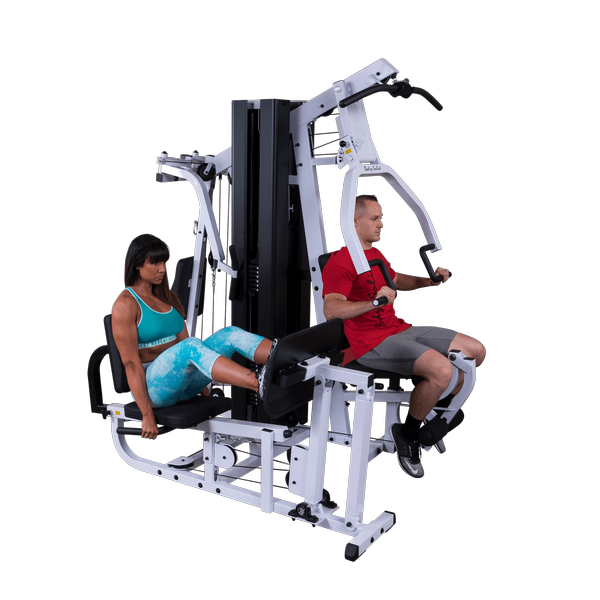 New 2025 Body-Solid EXM3000LPS 2 Stack Gym System with Leg Press