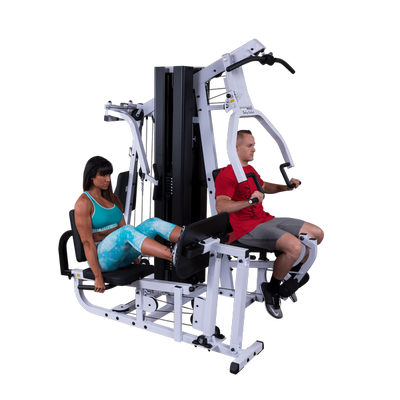 New 2025 Body-Solid EXM3000LPS 2 Stack Gym System with Leg Press