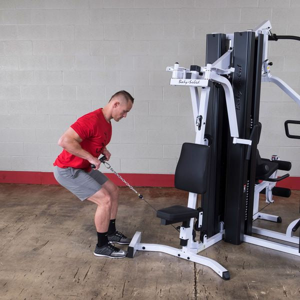 New 2025 Body-Solid EXM3000LPS 2 Stack Gym System with Leg Press