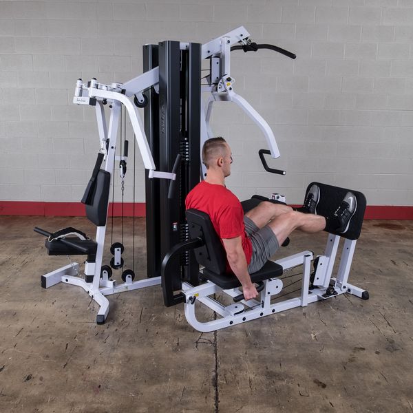 New 2025 Body-Solid EXM3000LPS 2 Stack Gym System with Leg Press