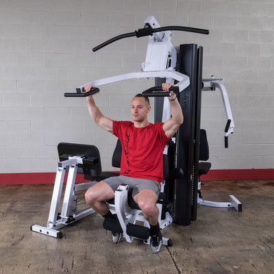 New 2025 Body-Solid EXM3000LPS 2 Stack Gym System with Leg Press