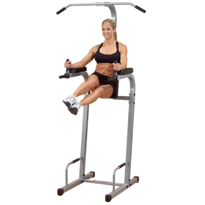 New 2025 Body-Solid Vertical Knee Raise, Push Up, Pull Up, Chin & Dip Station