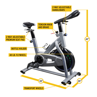 New 2025 Body-Solid Endurance Indoor Cycle Bike