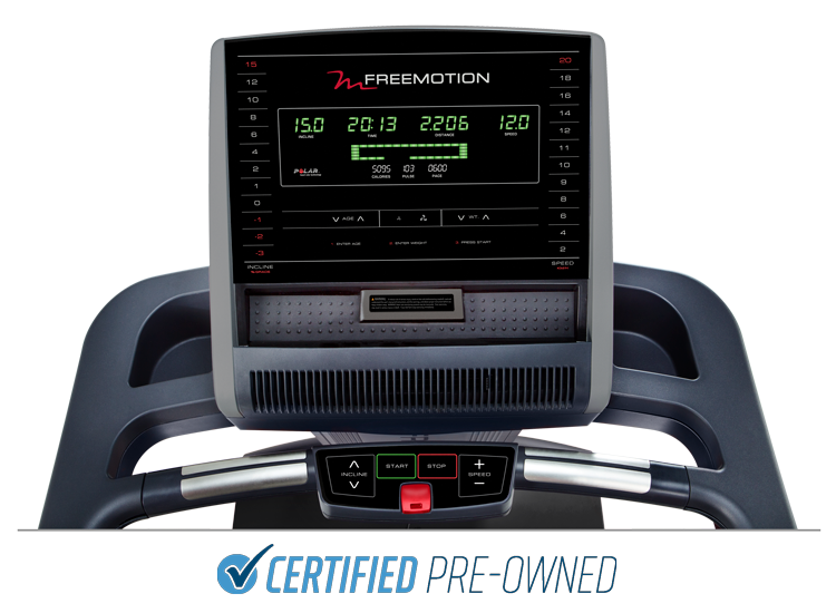 FreeMotion t11.3 Reflex Treadmill (Orangetheory® Fitness Edition)