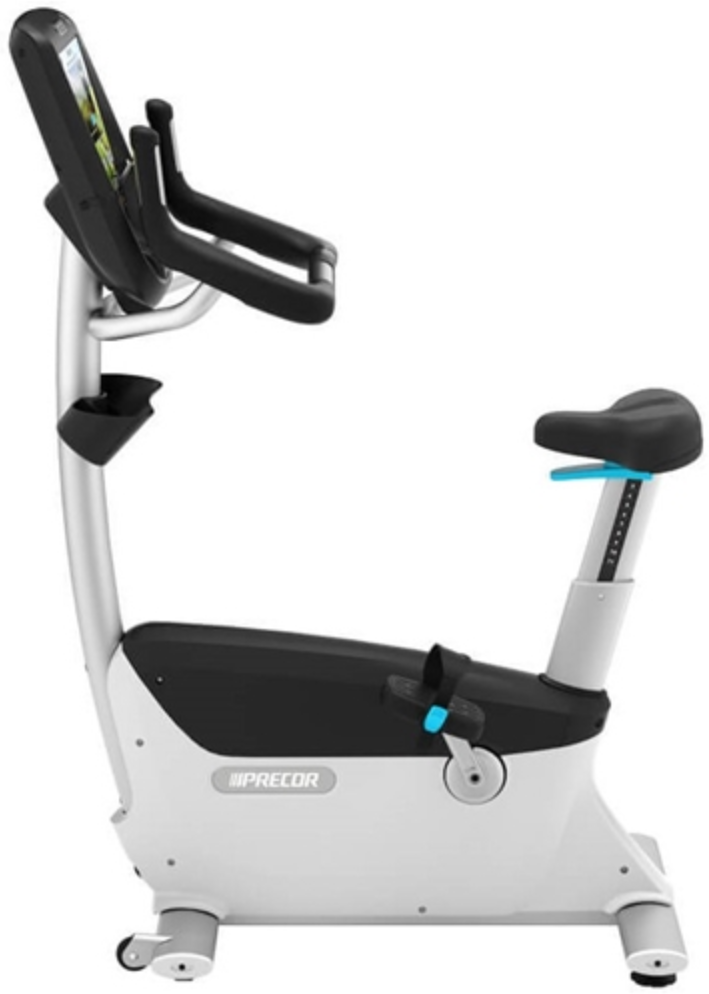 Precor UBK 885 Upright Bike w/ P82 Console