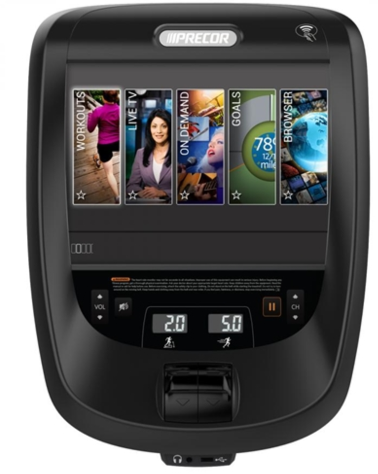 Precor RBK 885 Recumbent Bike w/ P82 Console