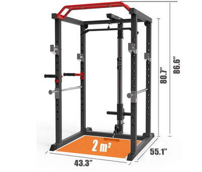 Elite Power Cage Package with Cable Pulley System - New 2025