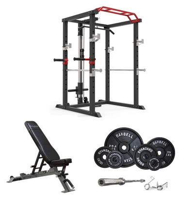 Elite Power Cage Package with Cable Pulley System - New 2025