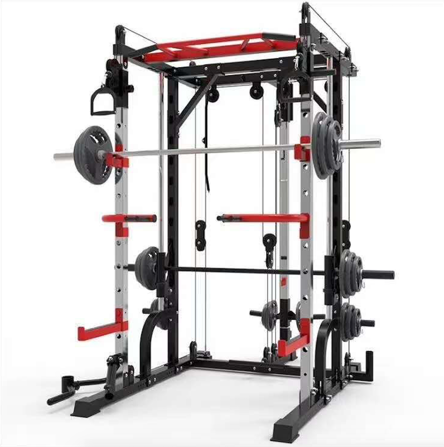 Smith Machine Elite with Dual Pulley System & Assembly (New 2025)