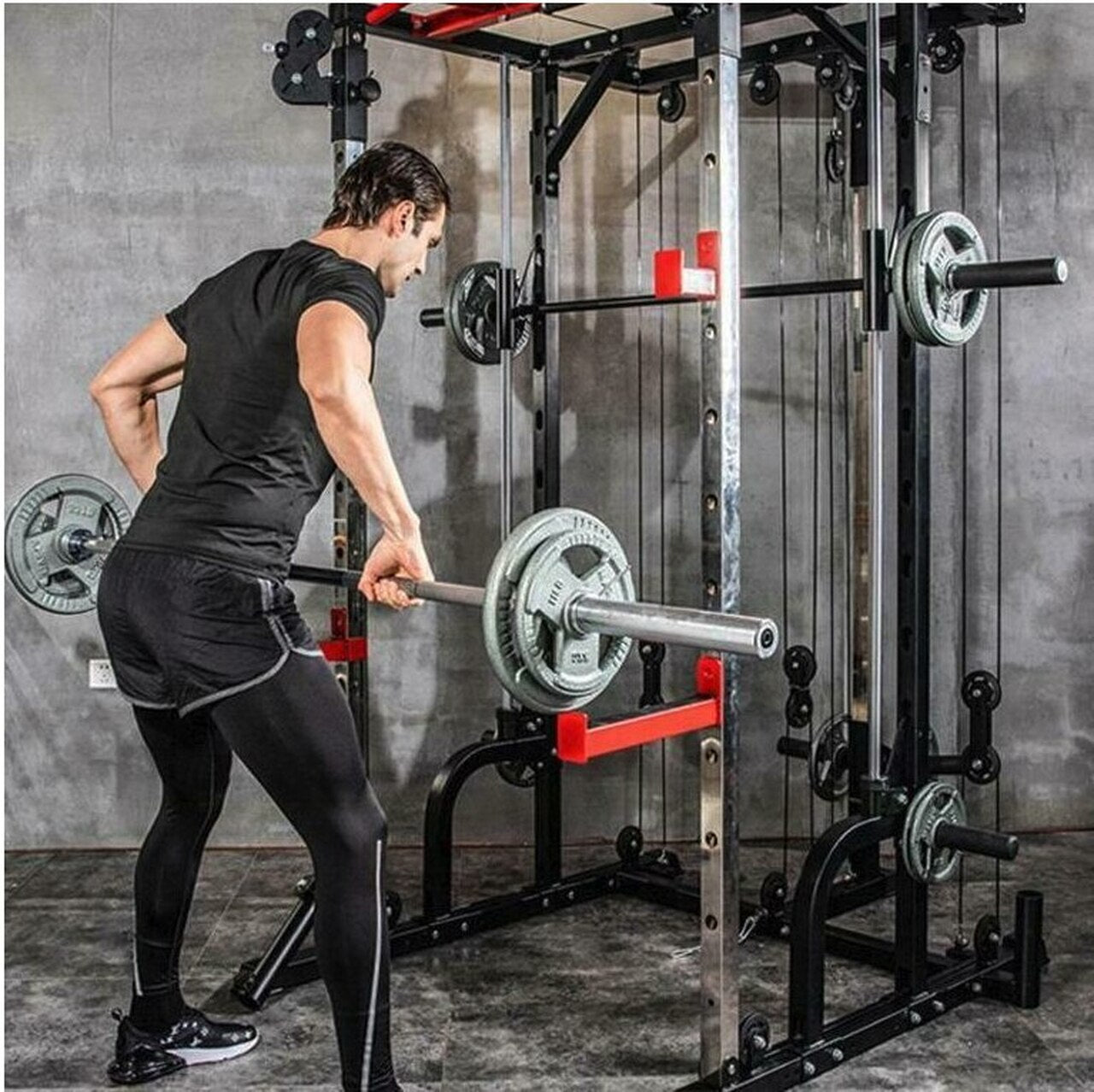 Smith Machine Elite with Dual Pulley System & Assembly (New 2025)