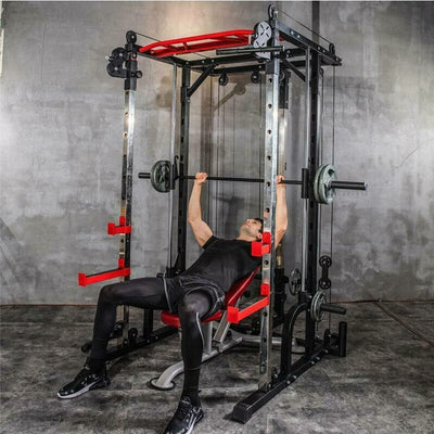 Smith Machine Elite with Dual Pulley System & Assembly (New 2025)