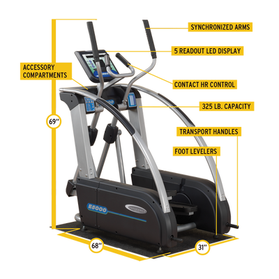New 2025 Body-Solid Endurance 5000 Center Drive Elliptical