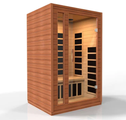 Dynamic Avila Elite 1-2-person Ultra Low EMF (Under 3MG) FAR Infrared Sauna (Canadian Hemlock) (New 2025)