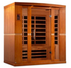 Dynamic Bergamo 4-person Low EMF (Under 8MG) FAR Infrared Sauna (Canadian Hemlock) (New 2024)