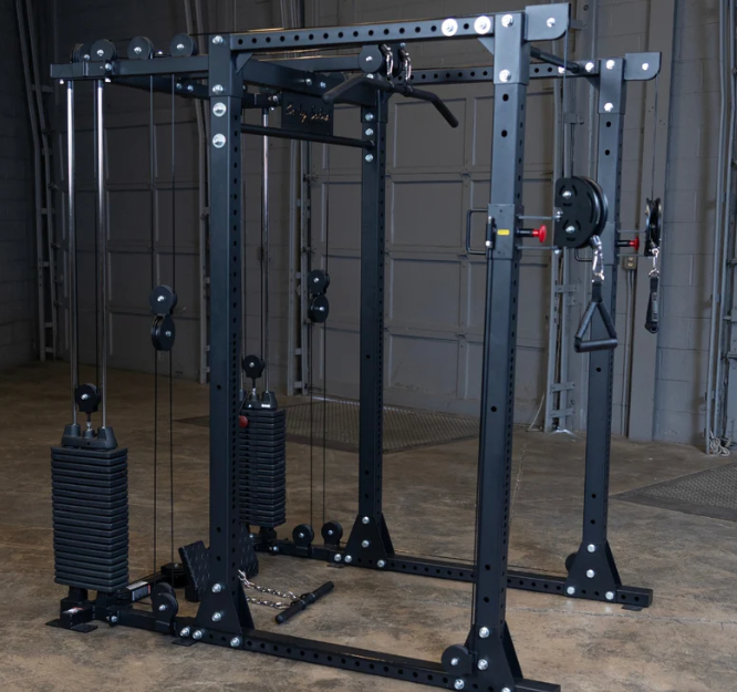 New 2025 Body-Solid Power Rack with Cable System