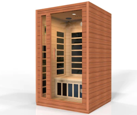 Dynamic Cordoba Elite 2-Person Ultra Low EMF FAR Infrared Sauna (Canadian Hemlock) ( New 2025)