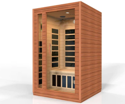 Dynamic Cordoba Elite 2-Person Ultra Low EMF FAR Infrared Sauna (Canadian Hemlock) ( New 2024)