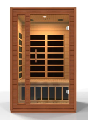 Dynamic Cordoba Elite 2-Person Ultra Low EMF FAR Infrared Sauna (Canadian Hemlock) ( New 2024)