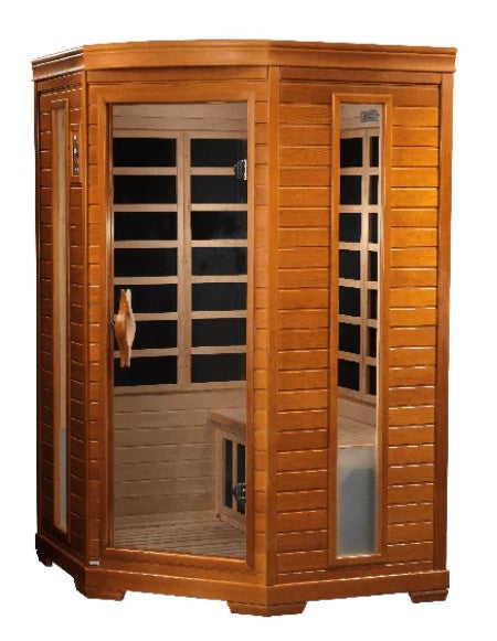 Dynamic Saunas Heming 2-Person Low EMF FAR Infrared Sauna (Corner Unit) (New 2024)