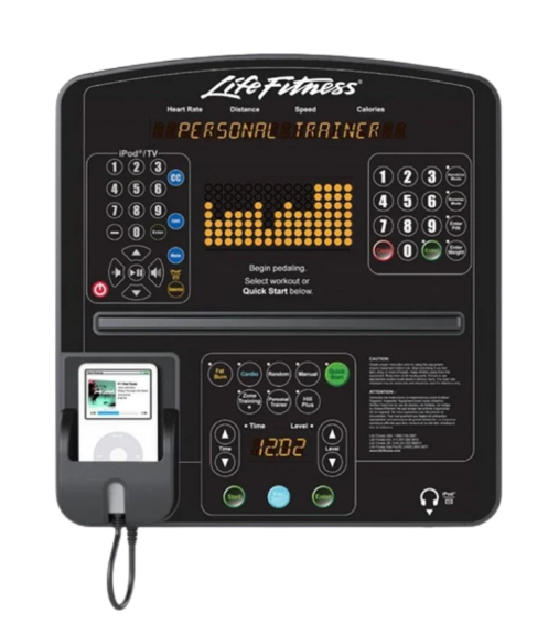 Life Fitness Integrity Series CLSR Recumbent Bike Left in