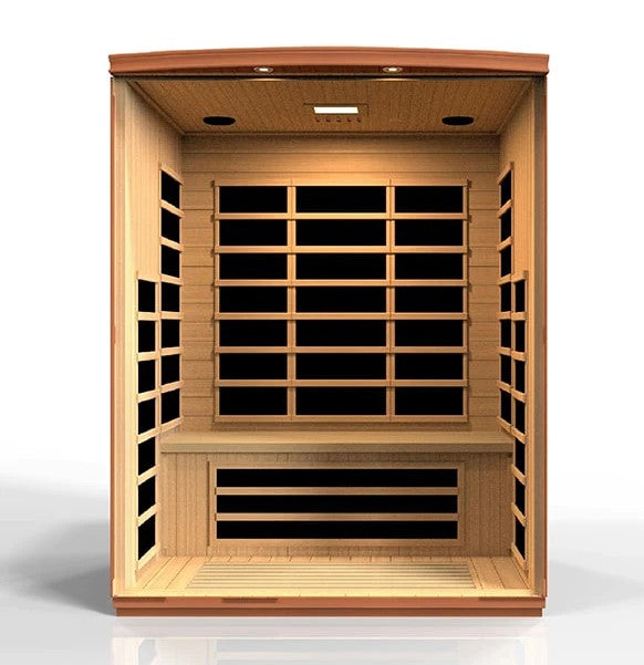Dynamic Saunas Dynamic Lugano 3-Person Low EMF FAR Infrared Sauna (New 2025)