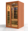 Dynamic Santiago Elite 2-person Ultra Low EMF (Under 3MG) FAR Infrared Sauna (Canadian Hemlock) (New 2024)