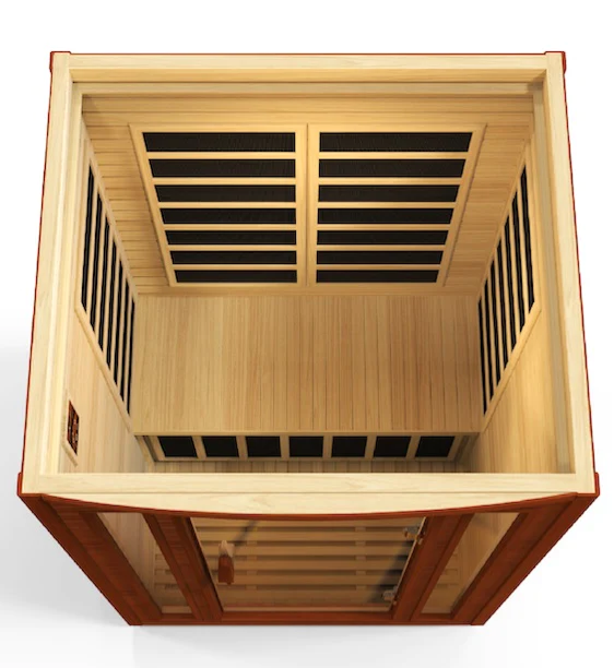 Dynamic "San Marino Elite" 2-Person Ultra Low EMF FAR Infrared Sauna (Canadian Hemlock) (New 2025)