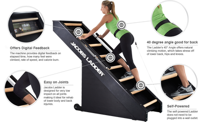 Jacob's Ladder™  Commercial Stair Climbing Cardio Machine