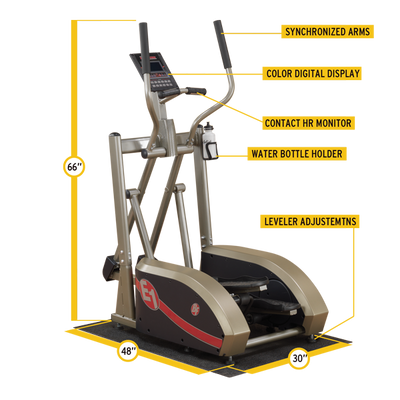 New 2024 Body Solid BF Center Drive Elliptical Gym Experts