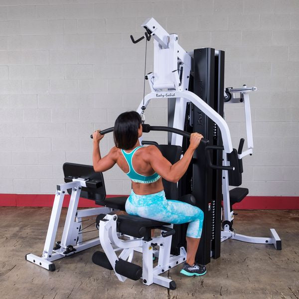 New 2025 Body-Solid EXM3000LPS 2 Stack Gym System with Leg Press
