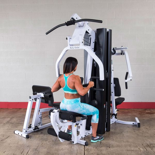 New 2025 Body-Solid EXM3000LPS 2 Stack Gym System with Leg Press