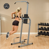 New 2023 Body-Solid Vertical Knee Raise, Push Up, Pull Up, Chin & Dip Station