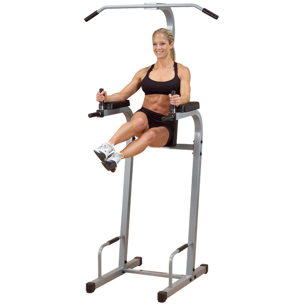 New 2025 Body-Solid Vertical Knee Raise, Push Up, Pull Up, Chin & Dip Station