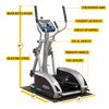 New 2023 Body-Solid Center Drive Adaptive Motion Elliptical