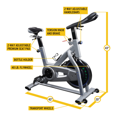 New 2023 Body-Solid Endurance Indoor Cycle Bike