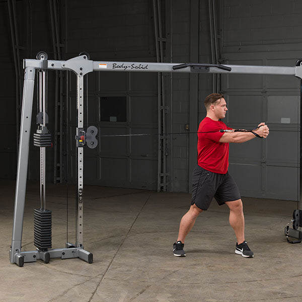 New 2025 Body-Solid Deluxe Commercial 2 Stack Cable Crossover GDCC250