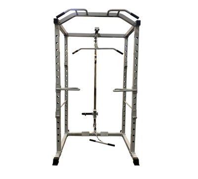 New Pro Power Cage with Rack, Pull Up Bar, J-Hooks and Dip Bars